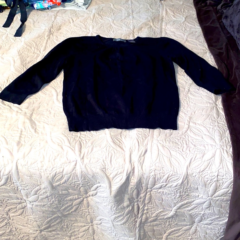 Liz Claiborne Black crew neck sweater